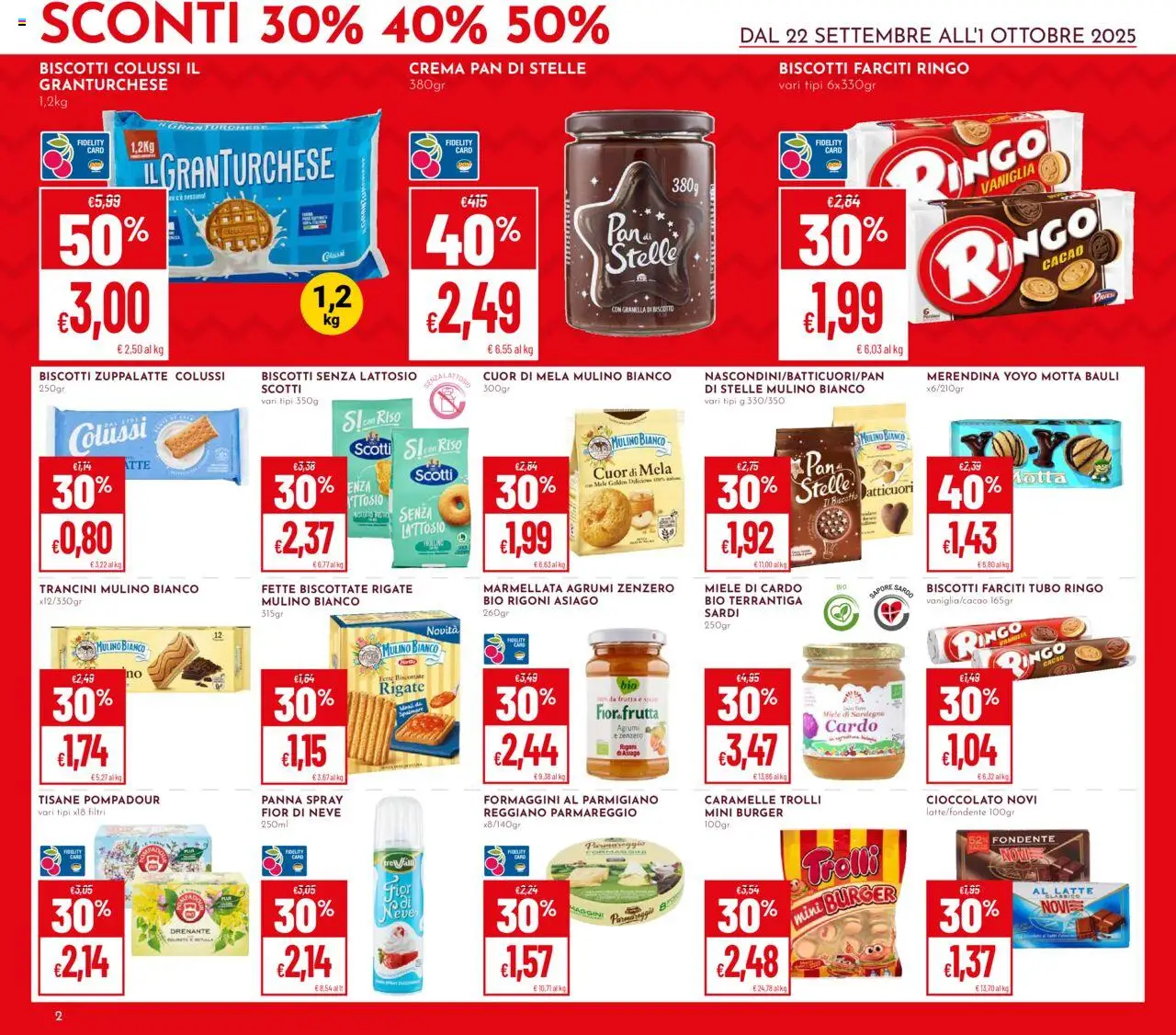 Volantino Pan del 22.09.2025 | Pagina: 2 | Prodotti: Riso, Latte, Cacao, Miele