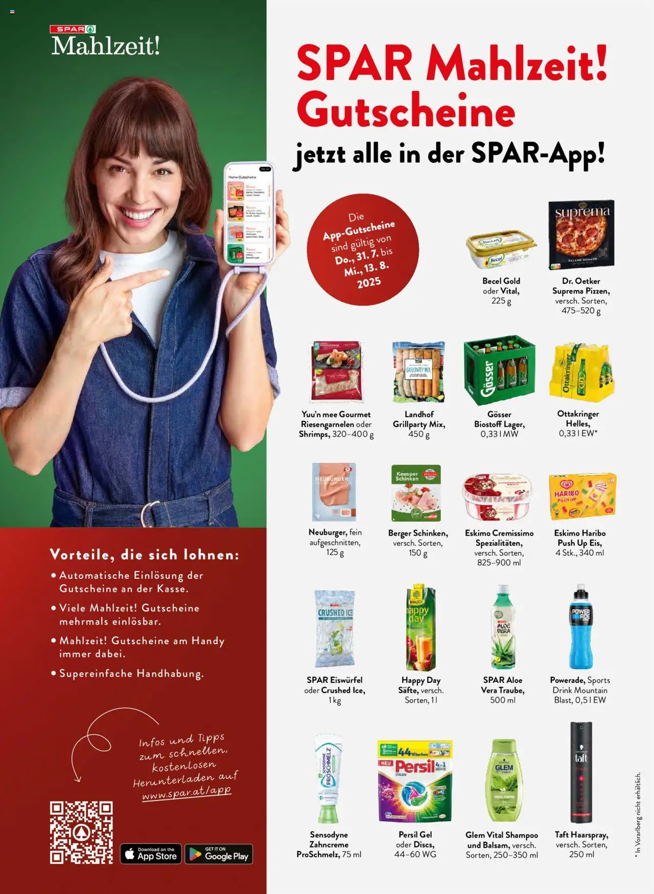 Spar Mahlzeit! Magazin gültig ab 01.07.2025 | Seite: 2 | Produkte: Shampoo, Schinken