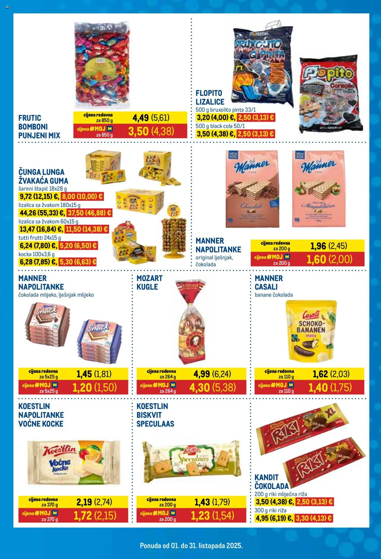 Metro katalog | vrijedi od 01.10.2025 | Stranica: 2 | Proizvodi: Mlijeko, Čokolada, Banane, Riža