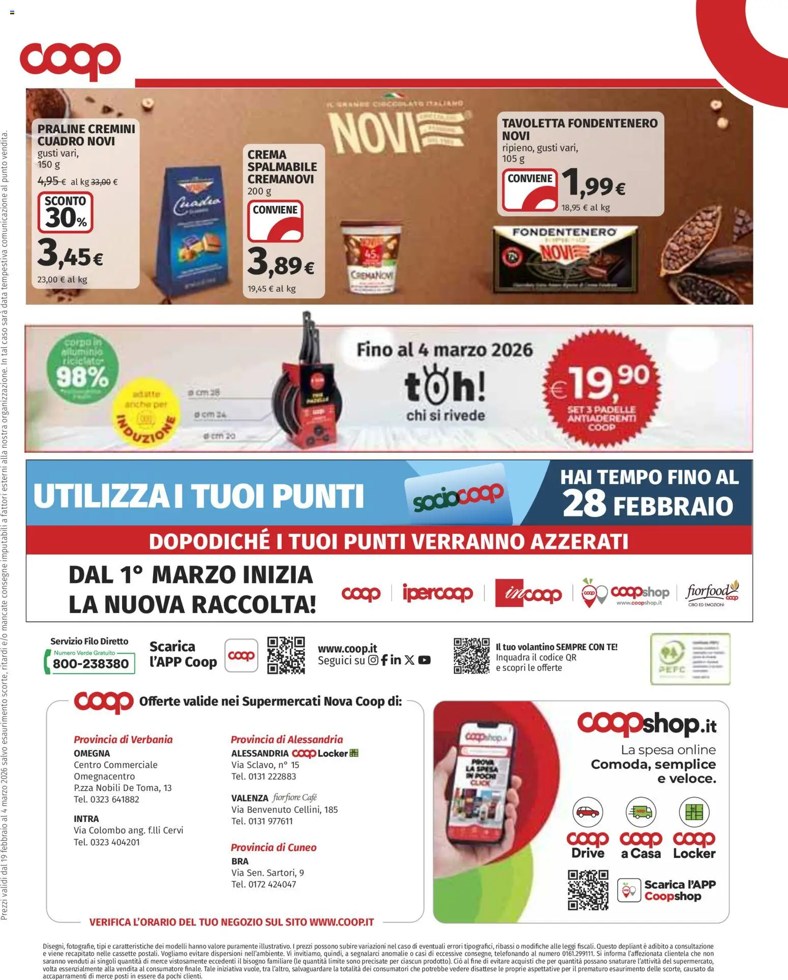 Volantino COOP del 19.02.2026 | Pagina: 25 | Prodotti: Crema, Cioccolato, Tè, Data