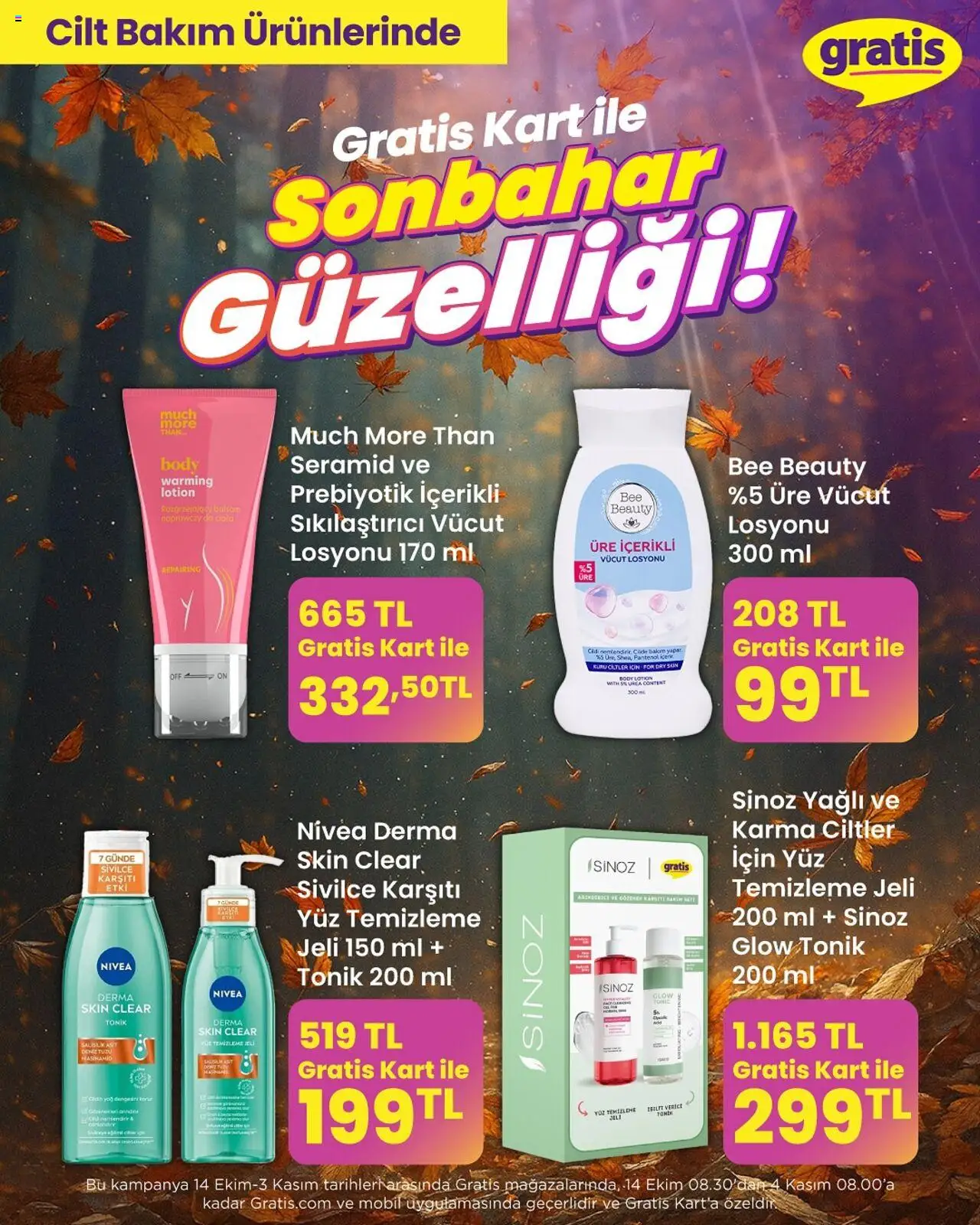 Gratis Gratis Kart ile Sonbahar Güzelliği - 14.10.2025 tarihinden itibaren geçerlidir | Sayfa: 11