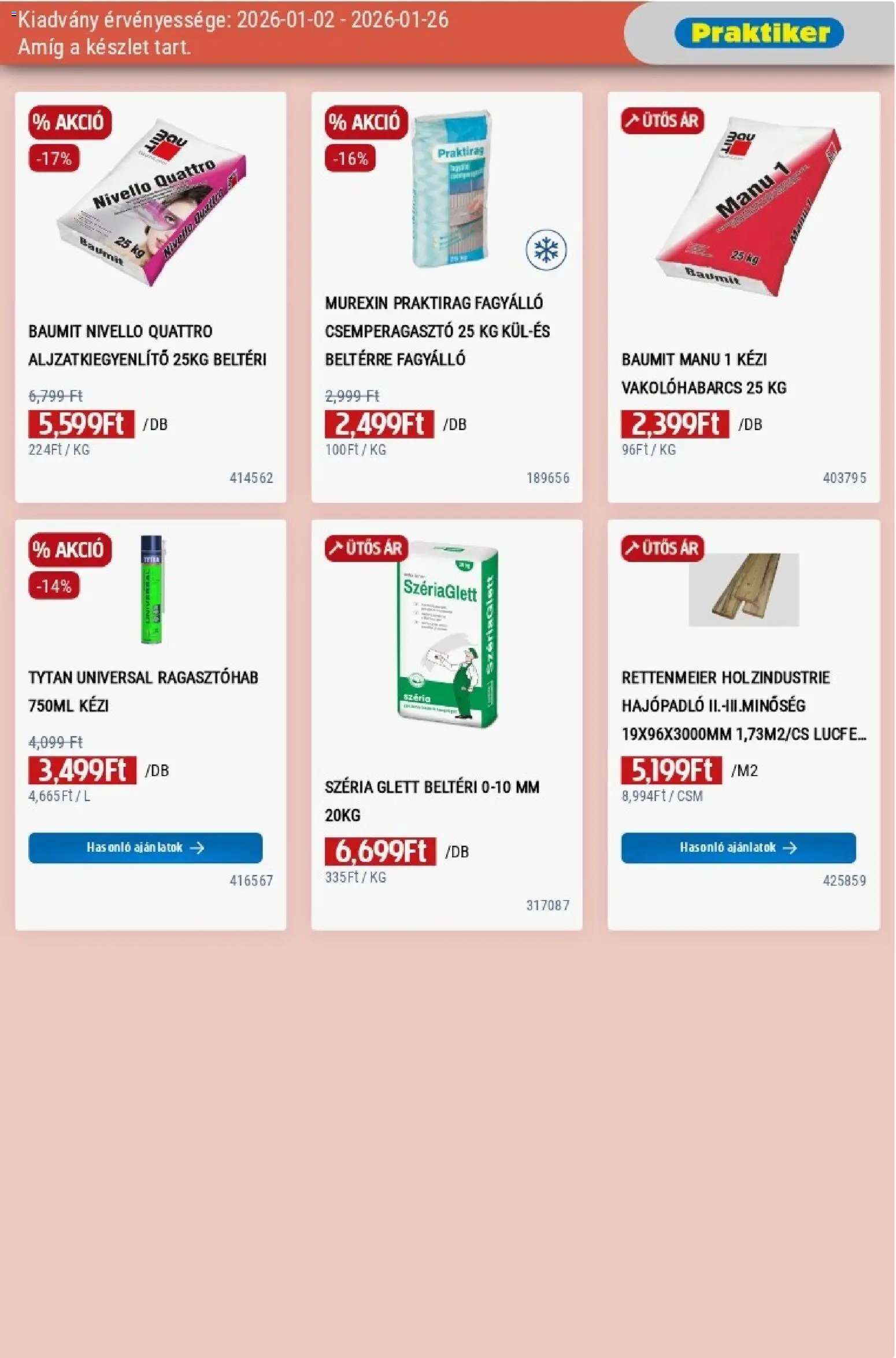 Praktiker akciós ujság - amely érvényes a következő dátumtól: 02.01.2026 | Oldal: 21