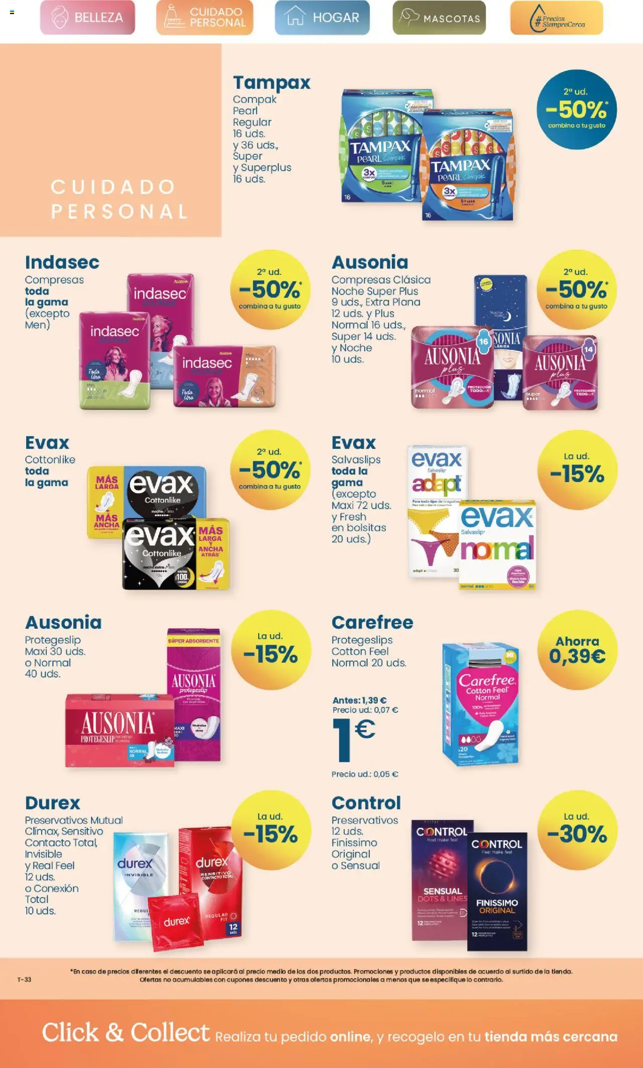 Clarel folleto │ válido desde el 06.08.2025 | Página: 8 | Productos: Salvaslips, Γλυφιτζούρι