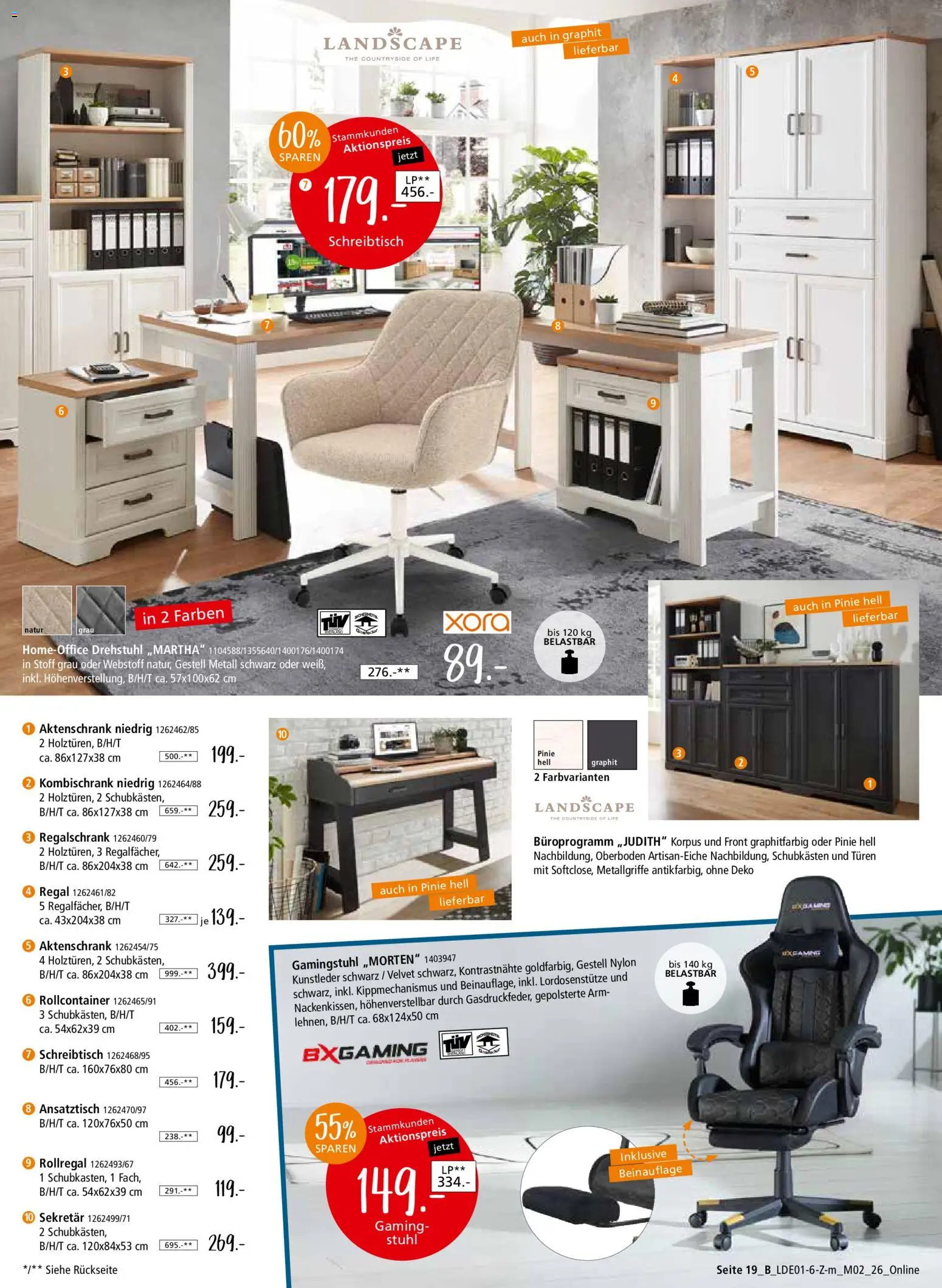 Zurbrüggen Z2 unschlagbar günstig – gültig ab 27.01.2026 | Seite: 43 | Produkte: Regal, Stuhl, Gamingstuhl, Rollcontainer