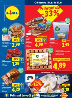 Lidl katalog akcije – veljaven od 11.09.2025