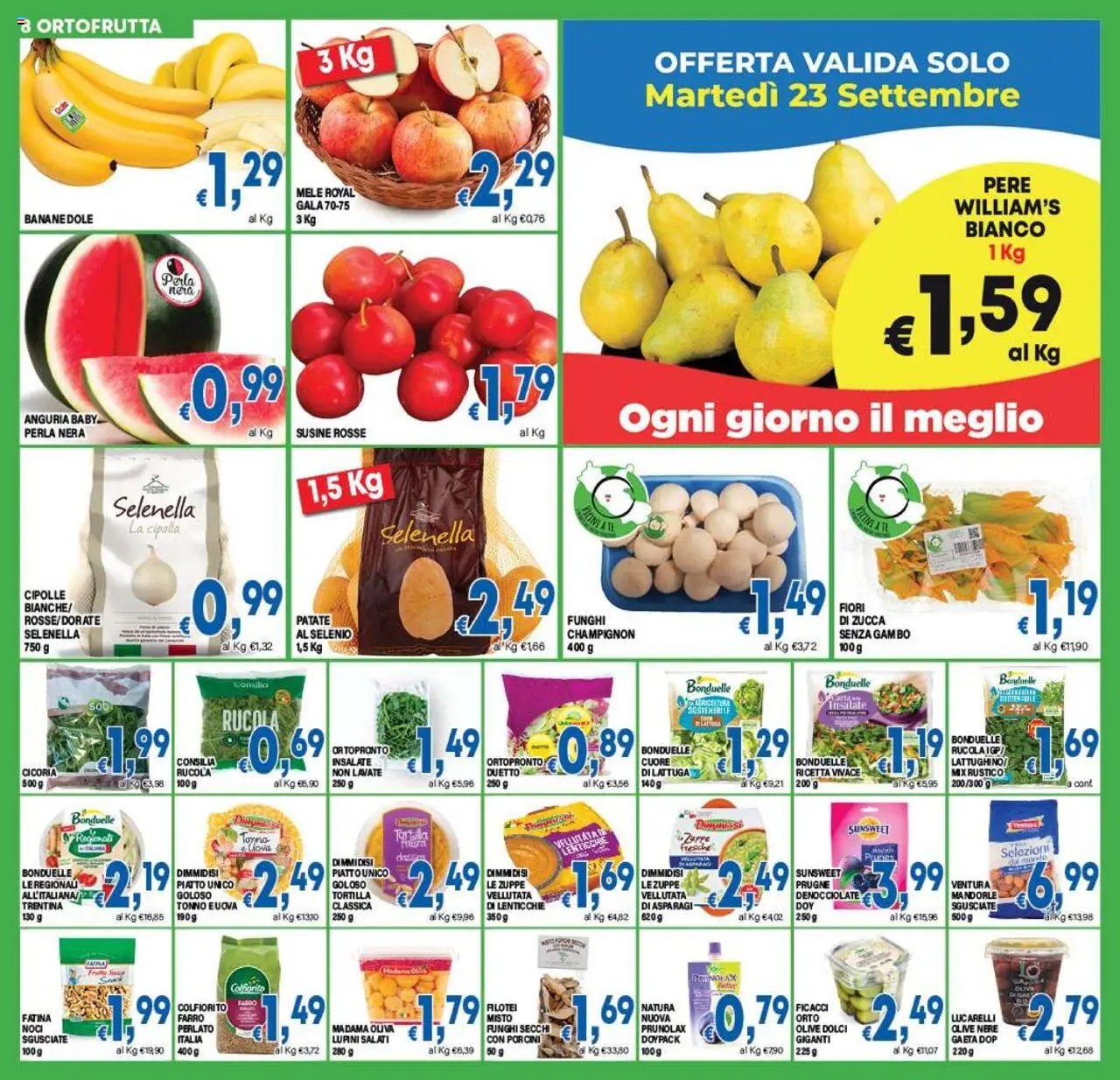 Volantino DEM del 17.09.2025 | Pagina: 8 | Prodotti: Lupini, Rucola, Lenticchie, Tonno