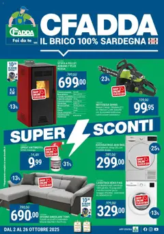 Anteprima del volantino CFadda - Super sconti Ottobre valido a partire dal 02.10.2025