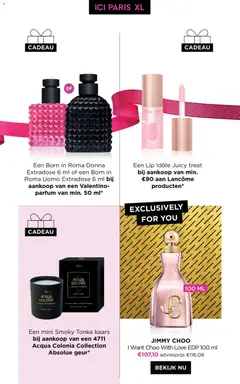 ICI Paris XL folder - Voorbeeld van een folder van ICI Paris XL, geldig van 02.12.2025 | Pagina: 16 | Producten: Parfum, Kaars