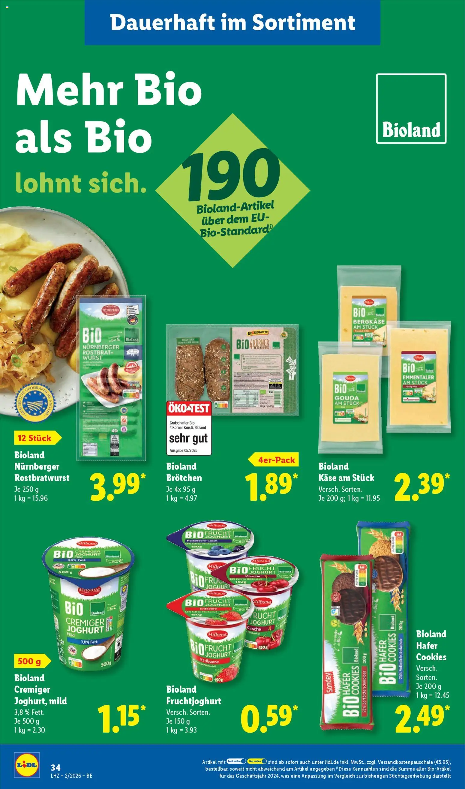 Lidl Prospekt Zossen – gültig ab 05.01.2026 | Seite: 46 | Produkte: Käse, Joghurt, Gouda, Wurst