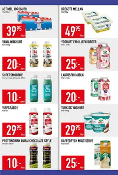 Matdax - erbjudanden - Förhandsvisning av reklamblad från butik Matdax aktuell från 27.10.2025 | Sida: 10 | Produkter: Visp, Bregott, Yoghurt, Vispgrädde