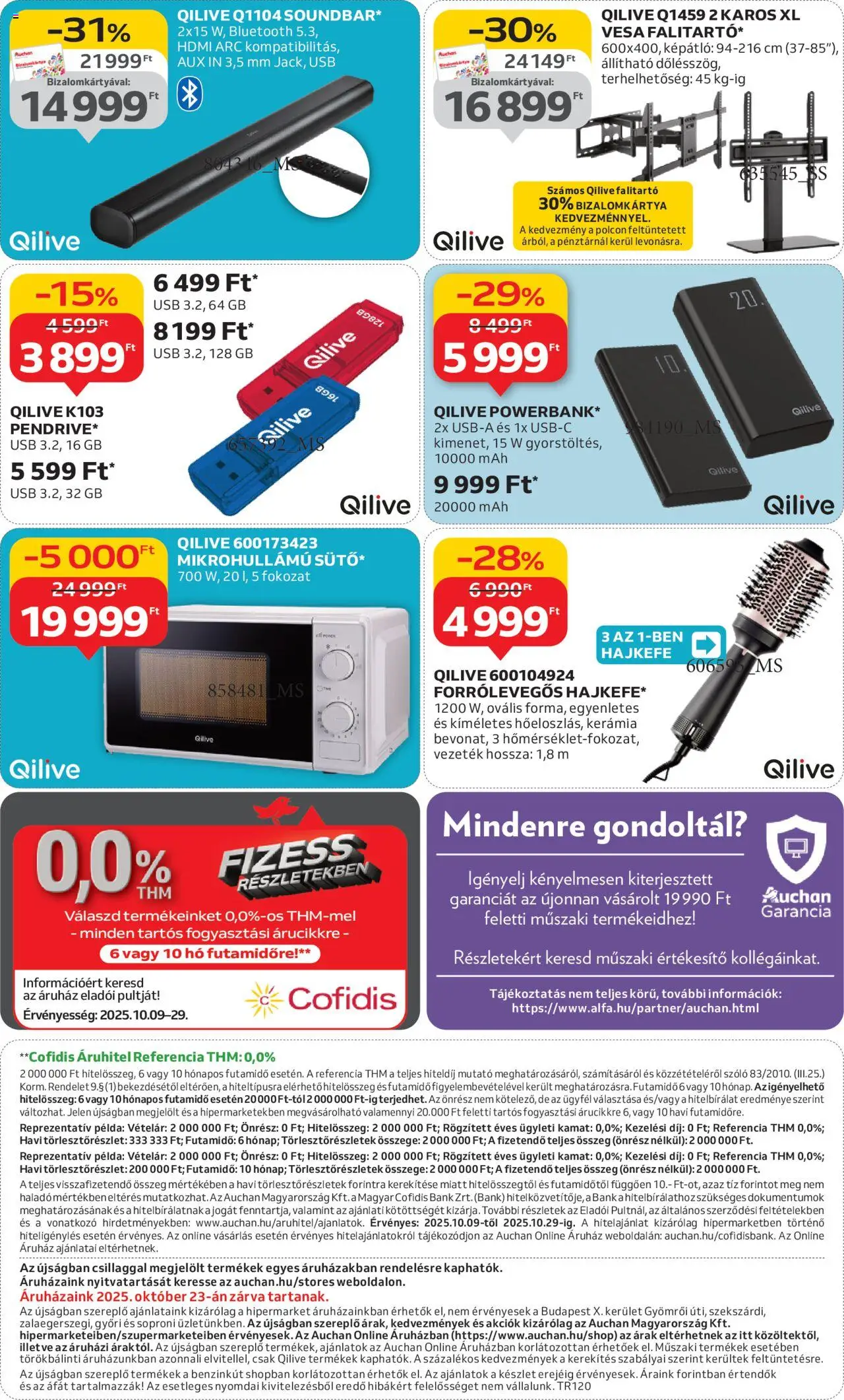 Auchan akciós ujság - amely érvényes a következő dátumtól: 09.10.2025 | Oldal: 12 | Termékek: Szőlő, USB