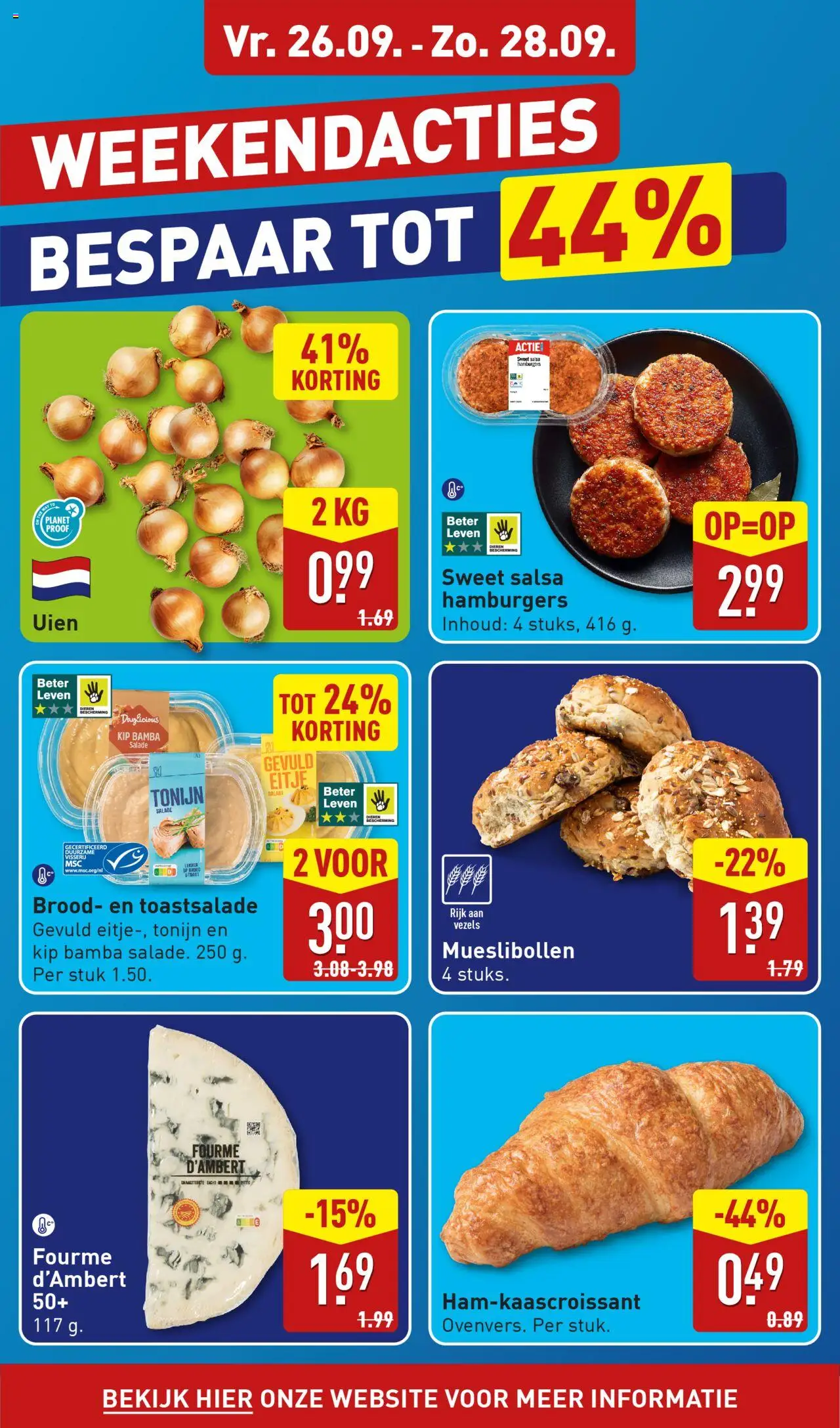  | Pagina: 24 | Producten: Brood, Salade, Tonijn, Kip