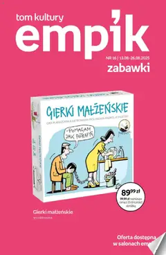 Pogląd oferty "Empik promocje - Tom kultury Zabawki" - ważna od 13.08.2025