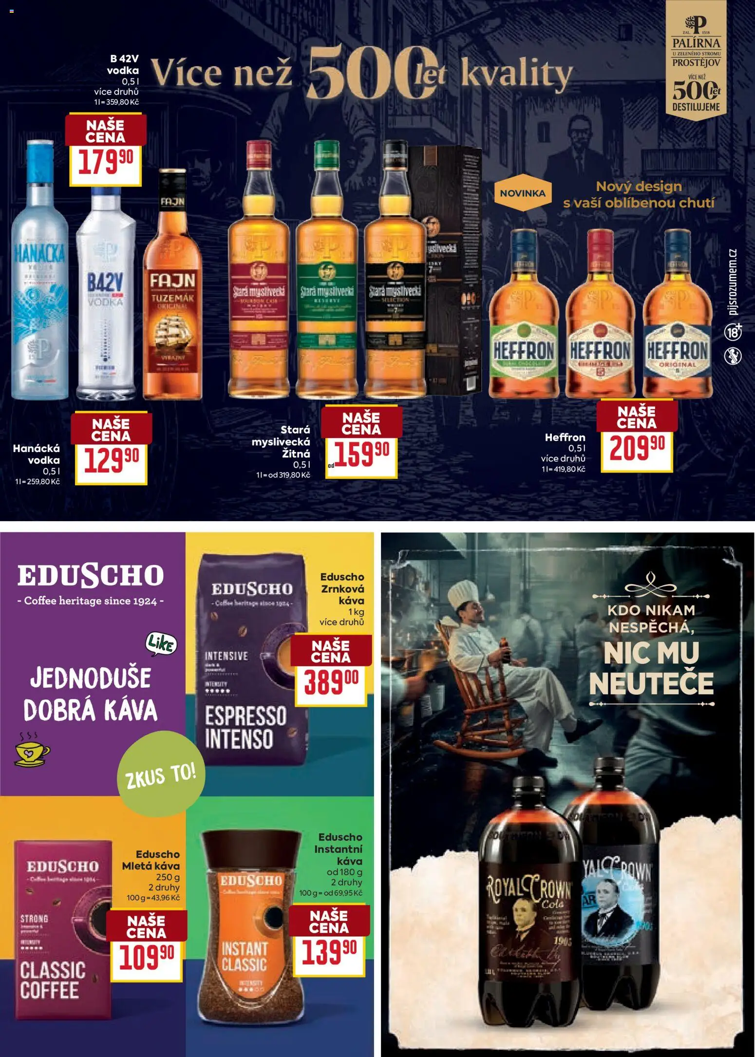 Billa leták - Partneři od 19.11.2025 | Strana: 24 | Produkty: Káva, Vodka, Tuzemák, Mletá káva