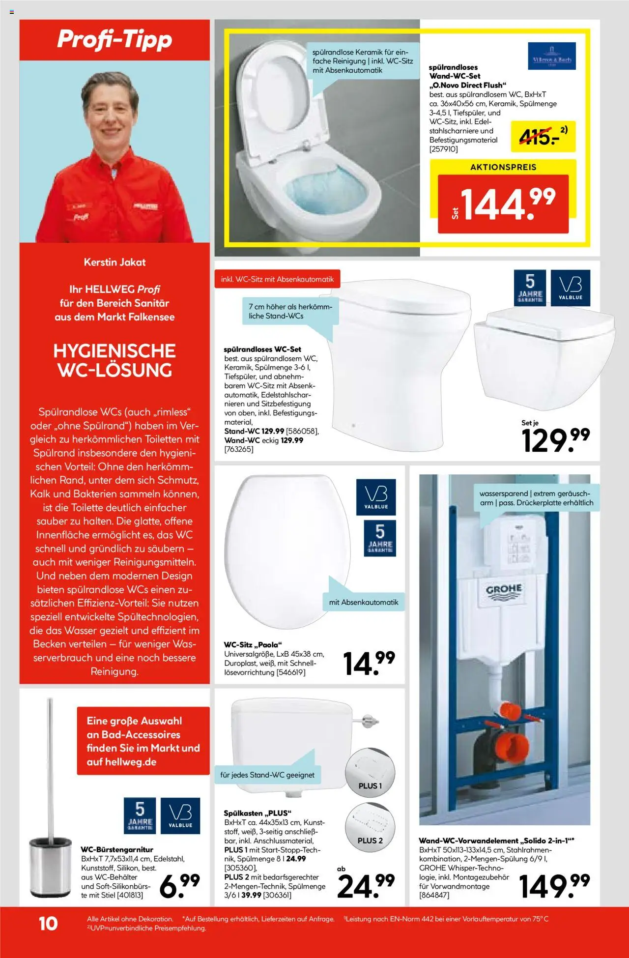 Hellweg Prospekt – gültig ab 08.09.2025 | Seite: 12 | Produkte: Toilette, Wasser