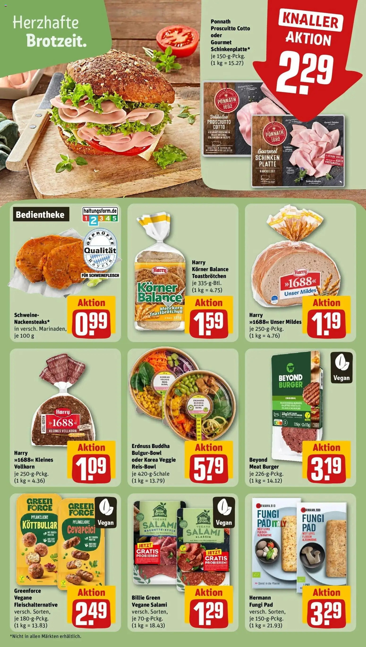 Rewe Prospekt Eggenfelden	 – gültig ab 01.03.2026 | Seite: 18 | Produkte: Salami, Schinken, Schweinefleisch, Reis