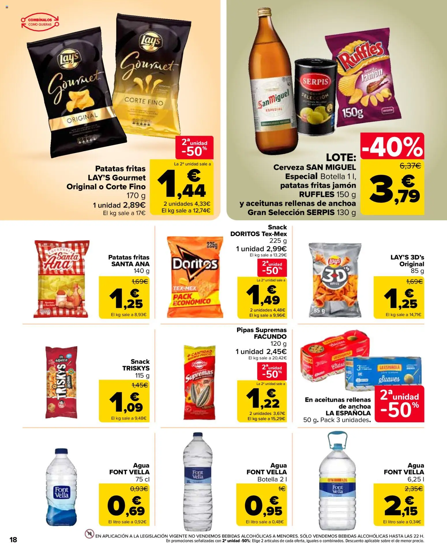 Carrefour Market folleto │ válido desde el 12.02.2026 | Página: 18 | Productos: Jamón, Cerveza, Anchoa