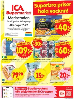 ICA Supermarket - Helsingborg - Förhandsvisning av reklamblad från butik ICA Supermarket aktuell från 16.03.2026