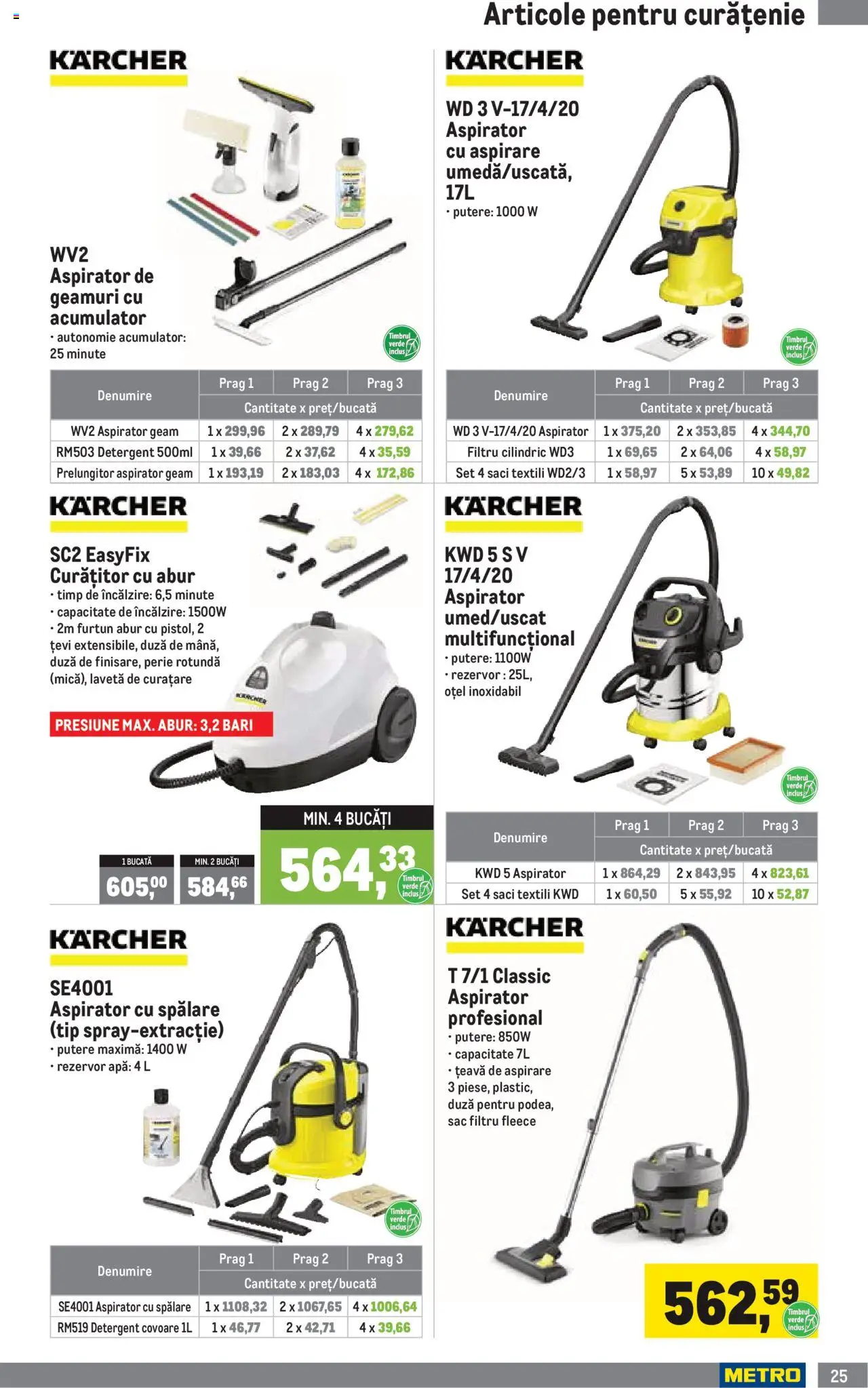 Metro catalog - Soluții Nealimentare pentru HoReCa – valabil de la 01.07.2025 | Pagină: 25 | Produse: Perie, Detergent, Țeavă, Apă