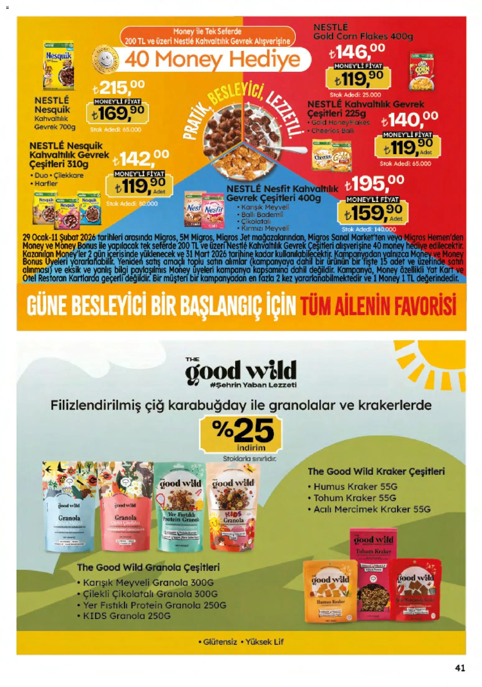Migros Katalog - 5M Migroskop Dijital - 29.01.2026 tarihinden itibaren geçerlidir | Sayfa: 41 | Ürünler: Gevrek, Ravioli