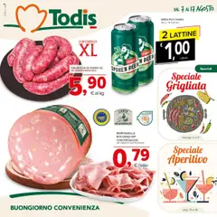 Anteprima del volantino Todis Campania - Calabria catalogo valido a partire dal 07.08.2025
