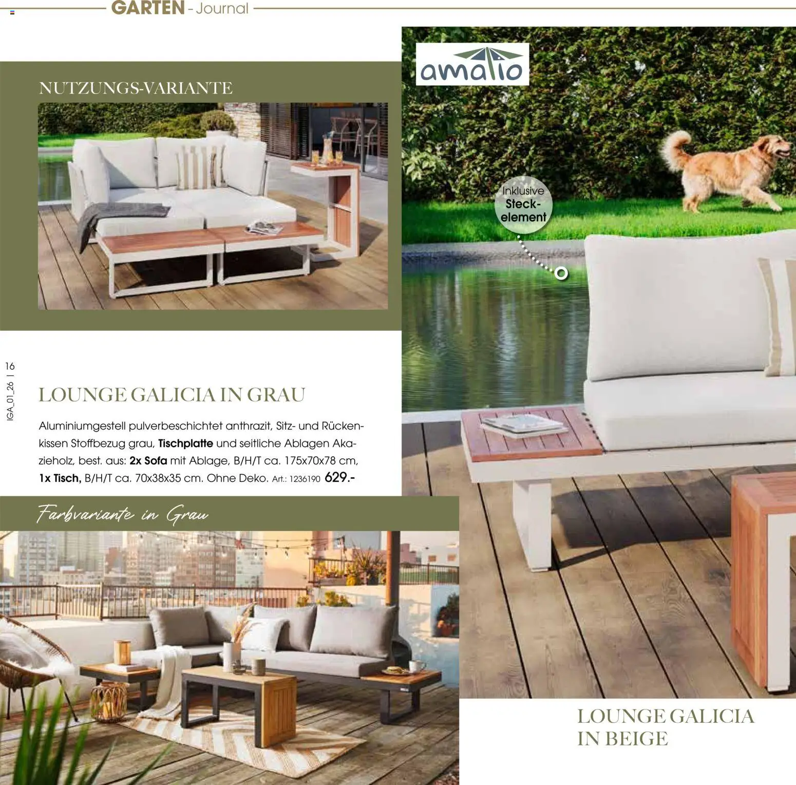 Zurbrüggen Sommer 2026 – gültig ab 19.03.2026 | Seite: 16 | Produkte: Kissen, Sofa