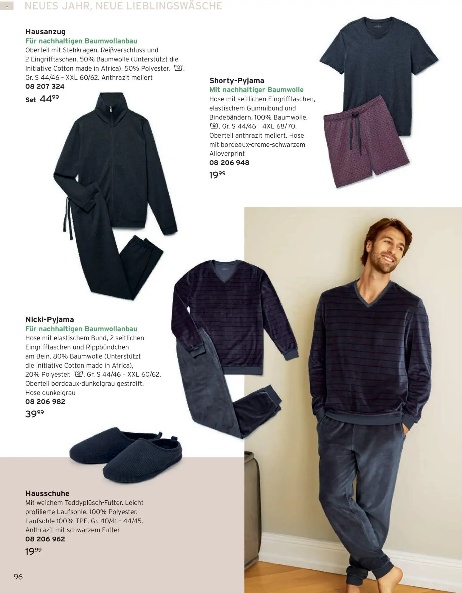 Prospekt Tchibo – gültig ab 01.01.2026 | Seite: 96 | Produkte: Hose, Hausschuhe