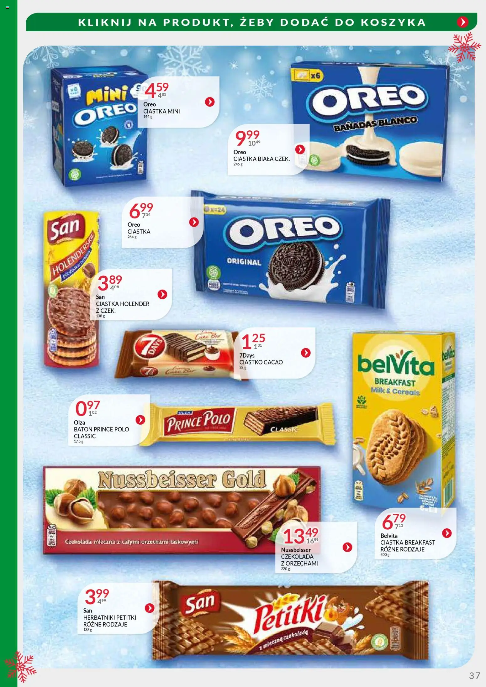 Eurocash Gazetka - Oferta Handlowa MR Południowy Wschód od 24.11.2025 | Strona: 37 | Produkty: Belvita, Baton, Czekolada, Ciastka