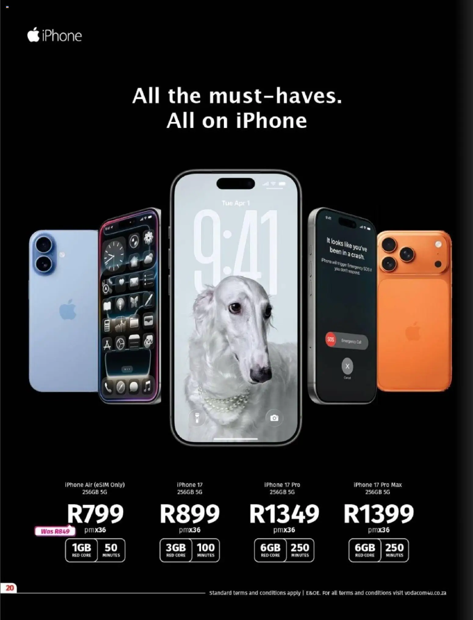 New Vodacom catalogue – valid from 06.02.2026 | Page: 20 | Products: Phone