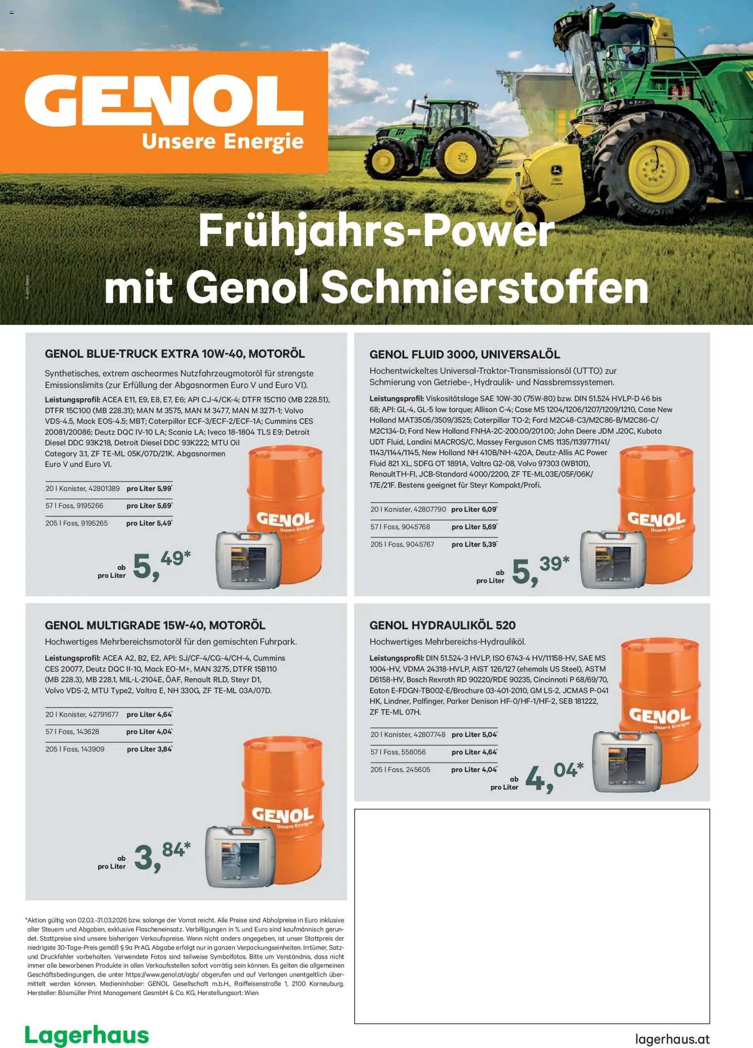 Lagerhaus Unser-Land März 2026 gültig ab 02.03.2026 | Seite: 92