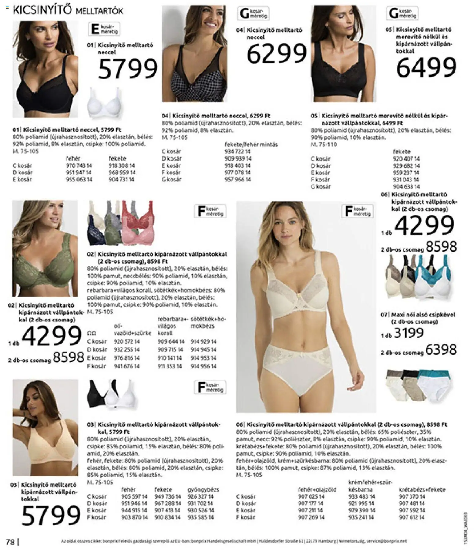 Bonprix akciós ujság - amely érvényes a következő dátumtól: 30.03.2026 | Oldal: 80 | Termékek: Kosár, Melltartó