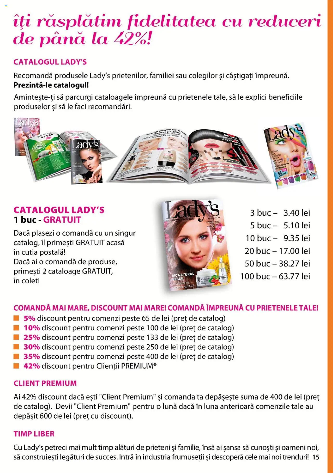 Lady’s catalog - Manual – valabil de la 17.04.2020 | Pagină: 15
