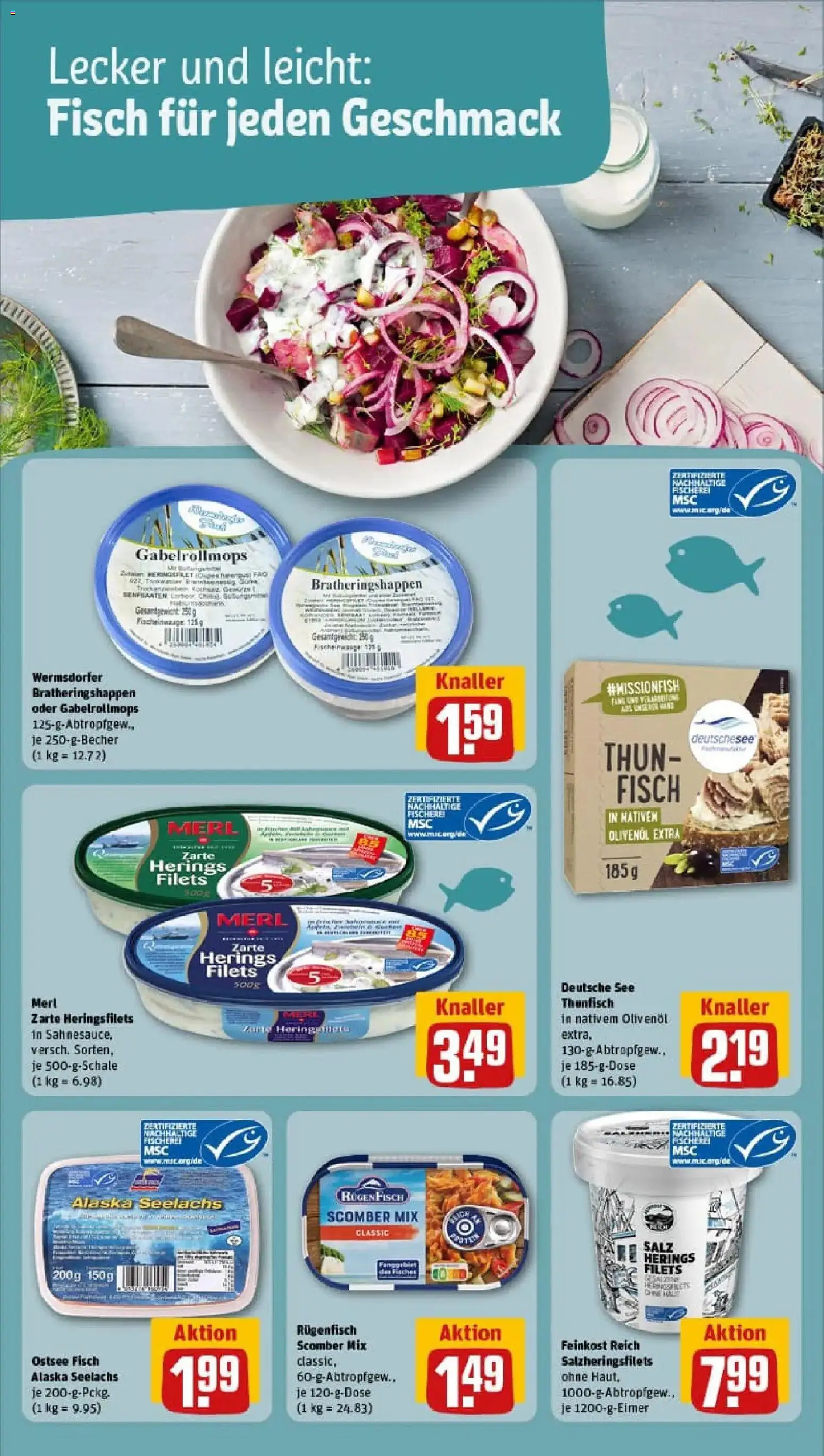 Rewe prospekt Berlin / Mitte	 – gültig ab 02.11.2025 | Seite: 15 | Produkte: Thunfisch, Olivenol, Fisch, Salz