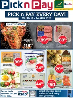 Preview of Pick n Pay specials valid from 18.08.2025