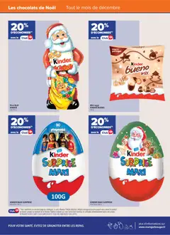 Carrefour contact - Prévisualisation de Carrefour contact catalogue valide à partir de 01.12.2025 | Page: 2 | Produits: Chocolats de noël, Playmobil, Kinder maxi, Kinder Bueno