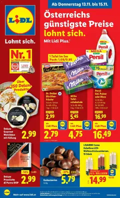 Lidl Flugblatt - Jenbach, Eferding, Dornbirn ab 13.11.2025 gültig