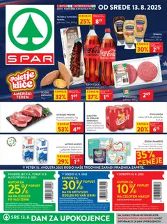 Spar katalog 33/25 - pregled letaka veljavnega od 13.08.2025