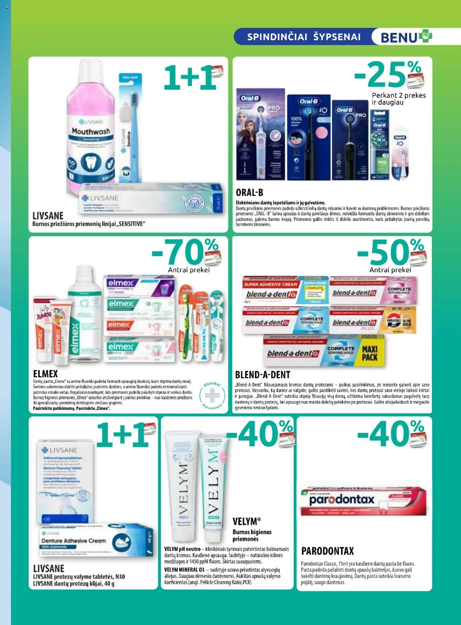BENU akcijos nuo 01.02.2026 | Puslapis: 27 | Prekių: Pagalvėlė, Kremas, Dantų pasta