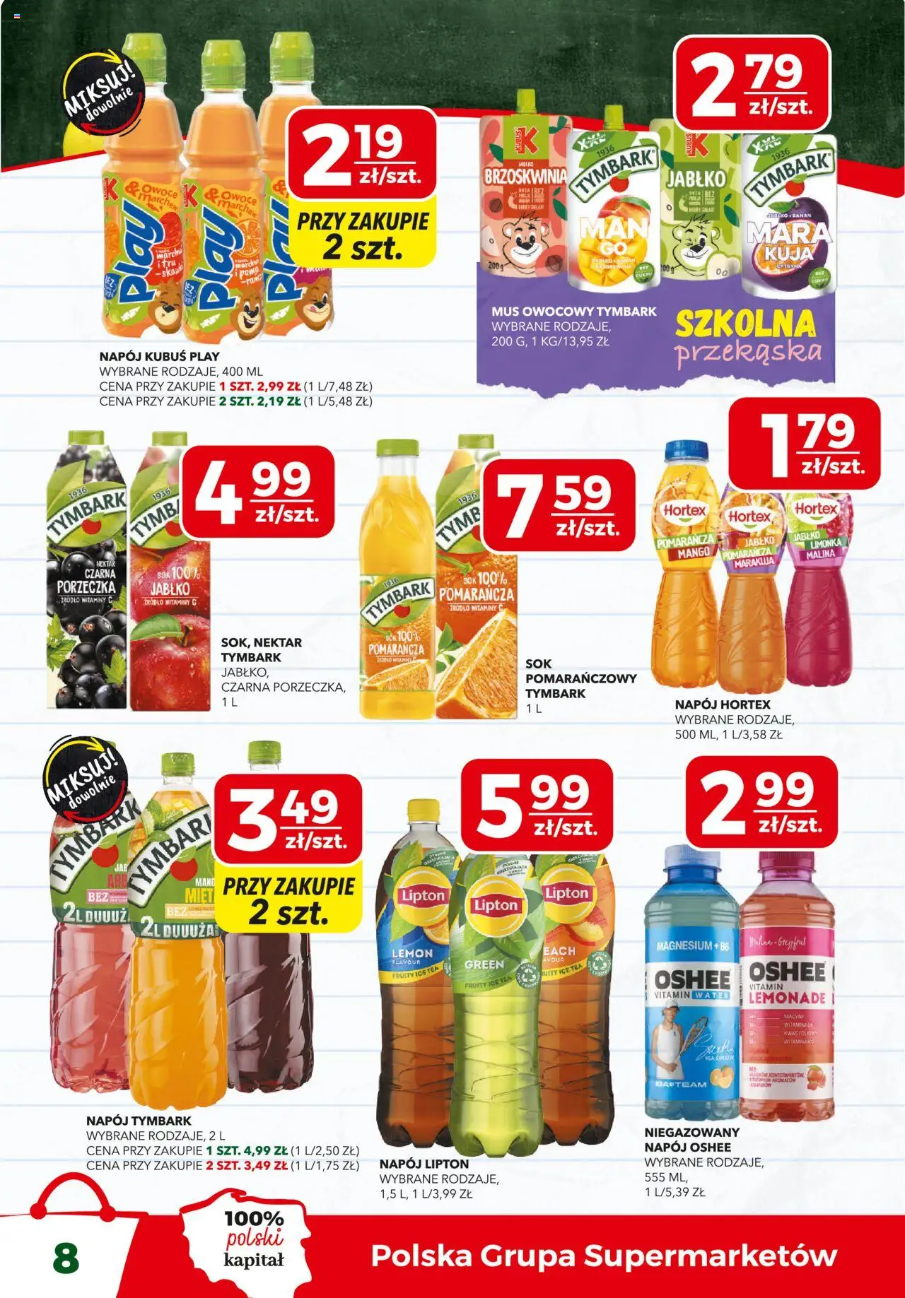 Top Market Gazetka od 28.08.2025 | Strona: 8 | Produkty: Cytryna, Mango, Porzeczka, Sok