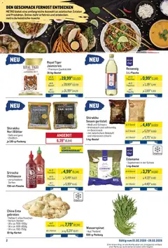 Metro Monats-Menü ab 01.02.2026 gültig | Seite: 2 | Produkte: Jasminreis, Ente