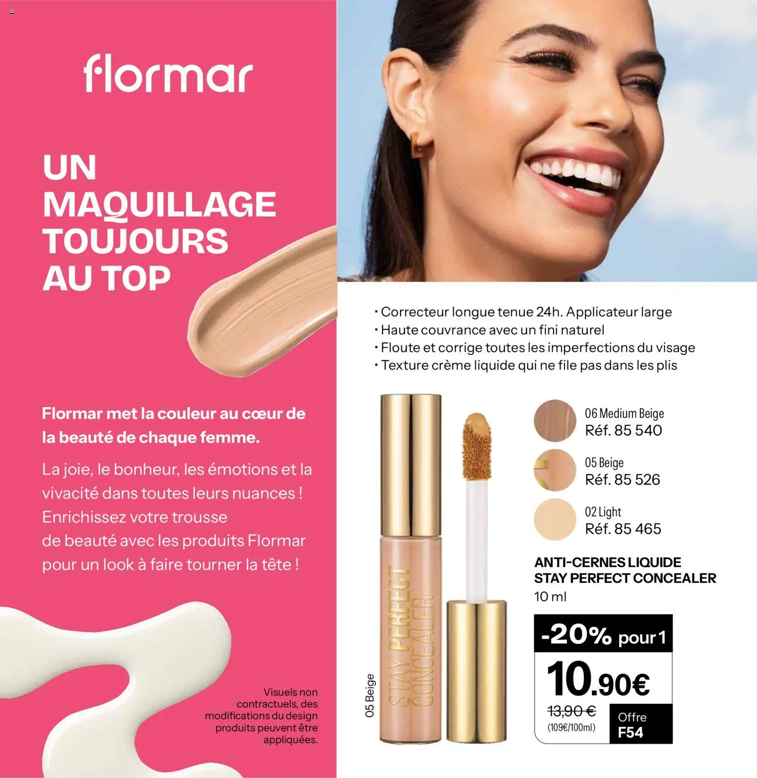 {H1} | Page: 42 | Produits: Maquillage, Correcteur, Crème liquide, Crème