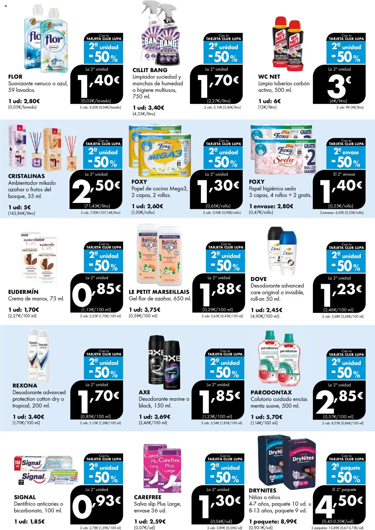 Lupa Supermercados folleto │ válido desde el 13.11.2025 | Página: 12 | Productos: Desodorante, Papel higienico, Crema, Cocina