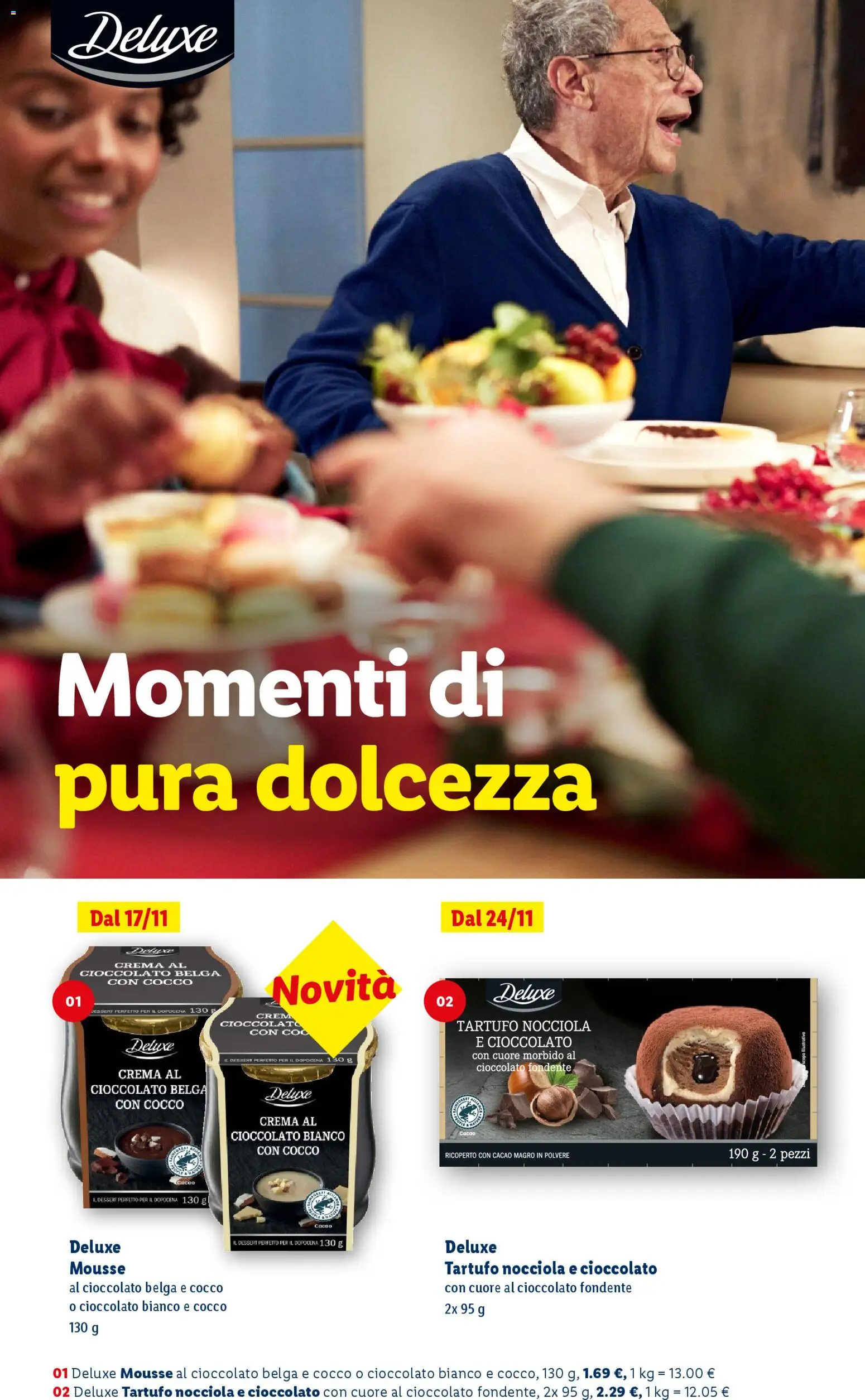 Volantino Lidl del 24.10.2025 | Pagina: 30 | Prodotti: Tartufo, Crema, Cioccolato, Cocco