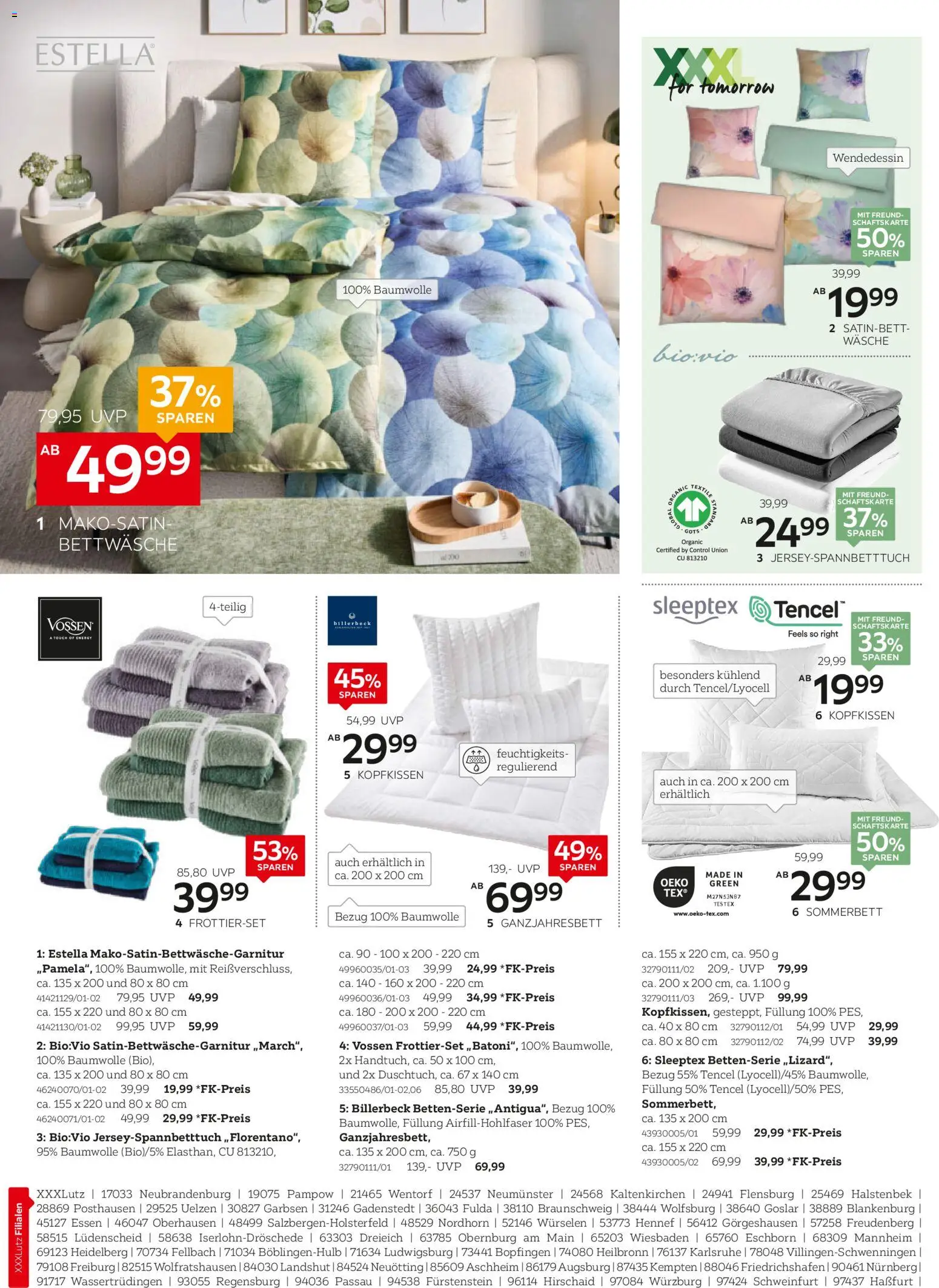 XXXL Lutz Prospekt 	 – gültig ab 22.02.2026 | Seite: 2 | Produkte: Energy, Bettwäsche, Kopfkissen