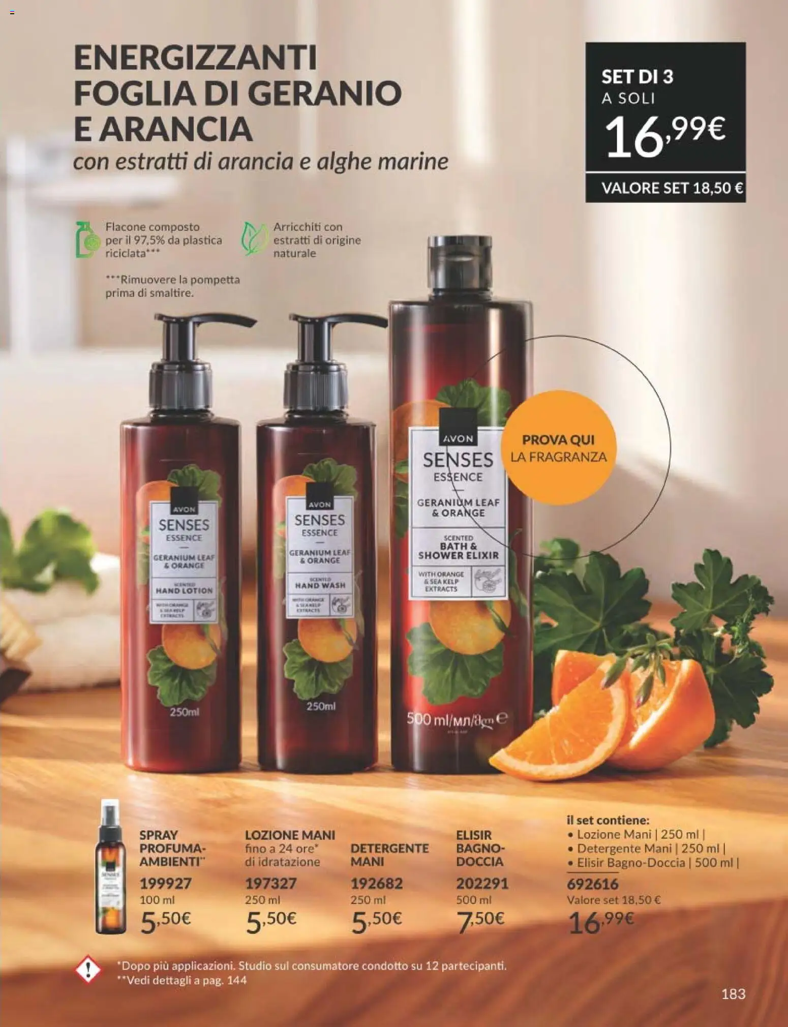 Volantino Avon del 31.12.2025 | Pagina: 183 | Prodotti: Detergente, Bagno, Doccia, Fragranza