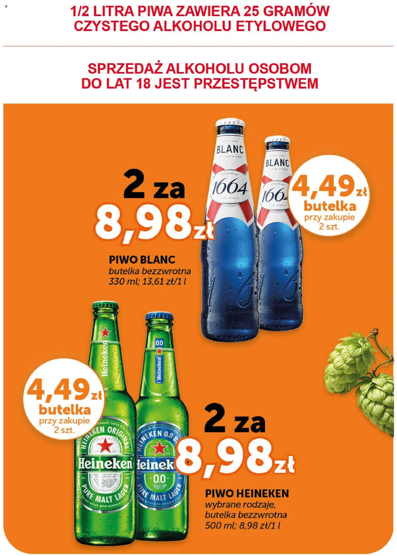 Groszek gazetka od 30.04.2026 | Strona: 20 | Produkty: Piwo, Heineken