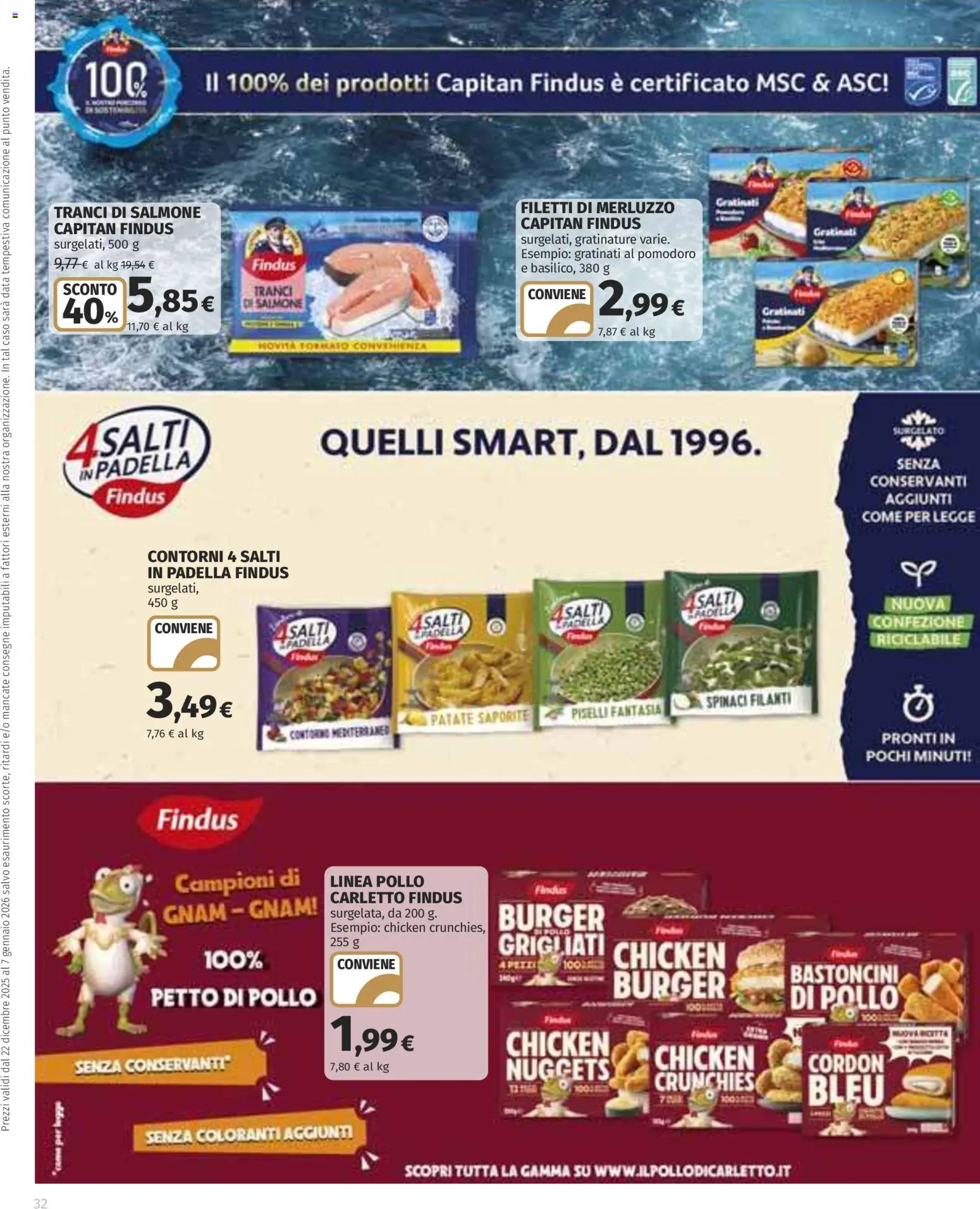 Volantino Ipercoop del 22.12.2025 | Pagina: 32 | Prodotti: Petto di Pollo, Pollo, Pomodoro, Padella