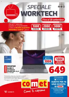 Anteprima del volantino Comet Worktech catalogo valido a partire dal 11.09.2025
