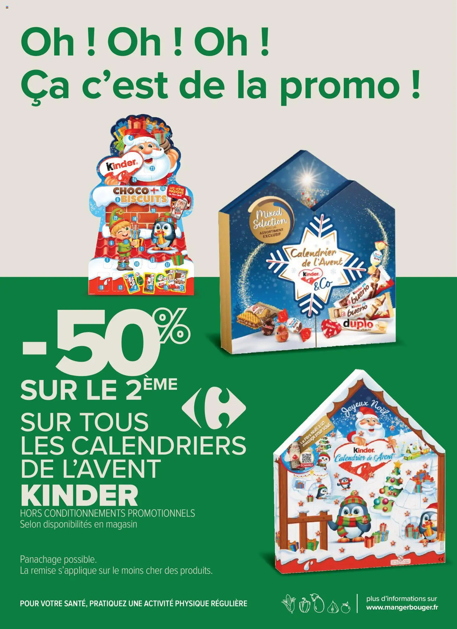 {H1} | Page: 2 | Produits: Calendrier, Calendrier de l'avent, Calendrier de l'avent kinder