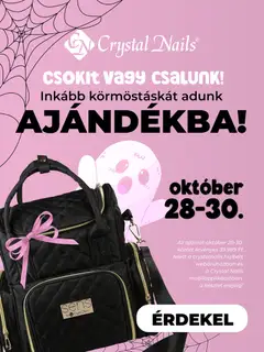 Crystal Nails Csokit vagy csalunk - amely érvényes a következő dátumtól: 28.10.2025